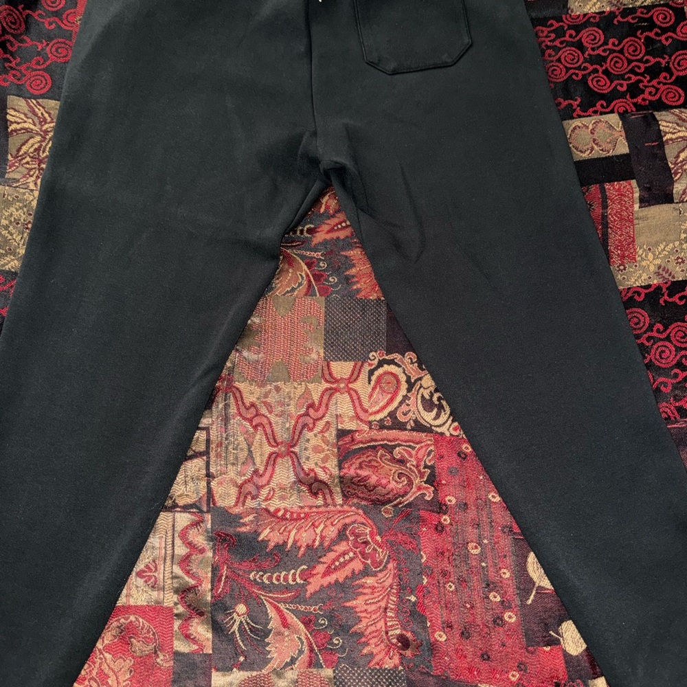 Polo Ralph Lauren Performance Double Knit Black/White Pony Sweatpants Joggers - Picture 4 of 4